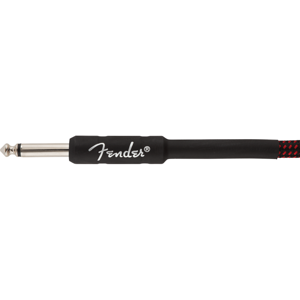 Fender Professional Series Tweed Instrument Cables Red Tweed 10 ft (Str/Str) Straight/Straight