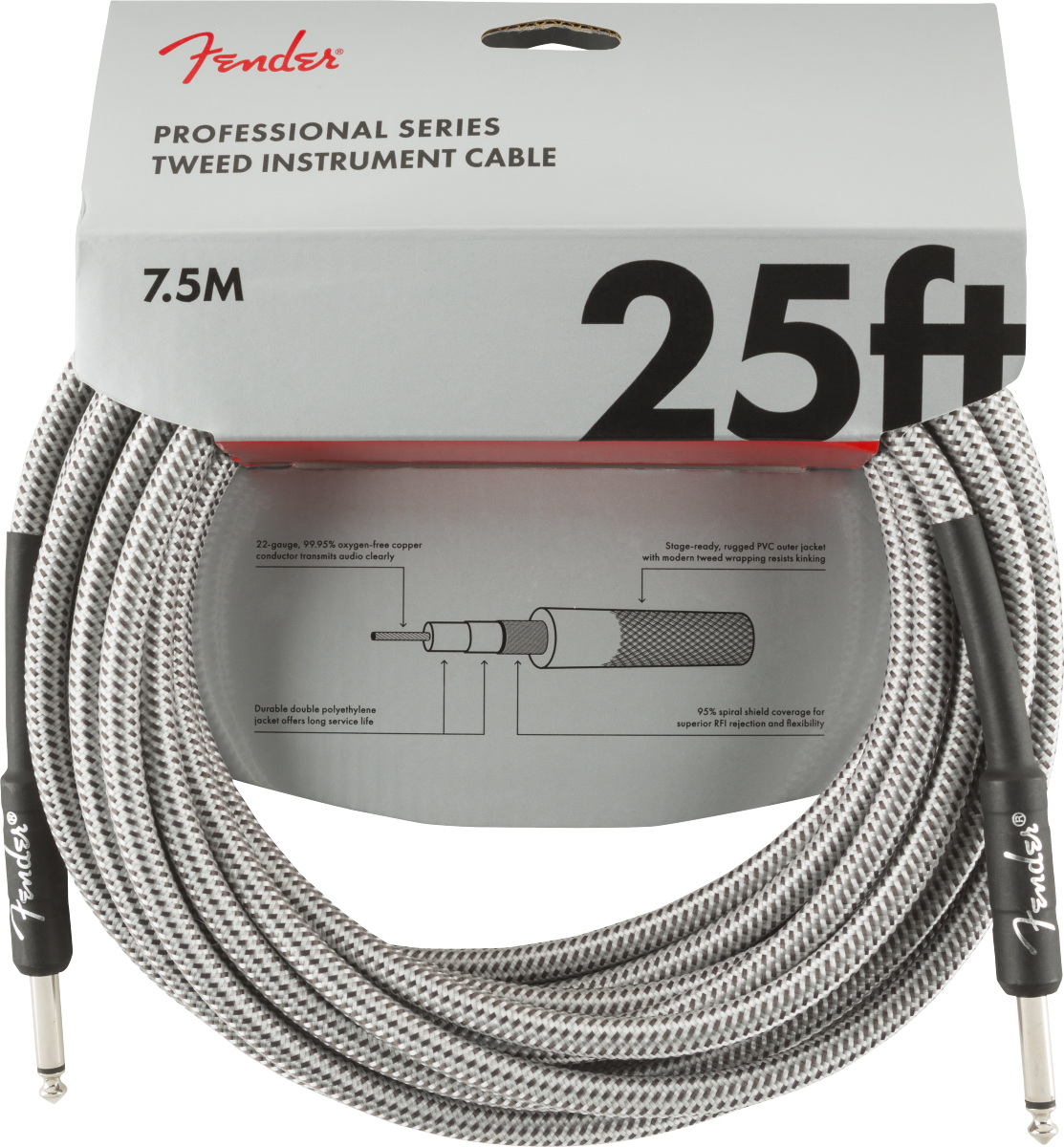 Fender Professional Series Tweed Instrument Cables