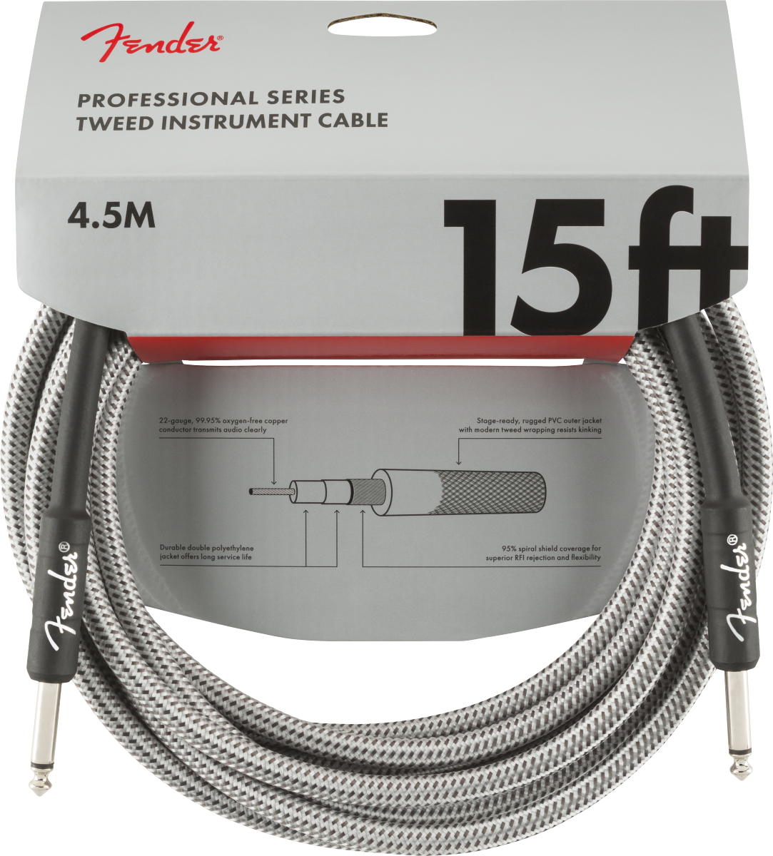 Fender Professional Series Tweed Instrument Cables