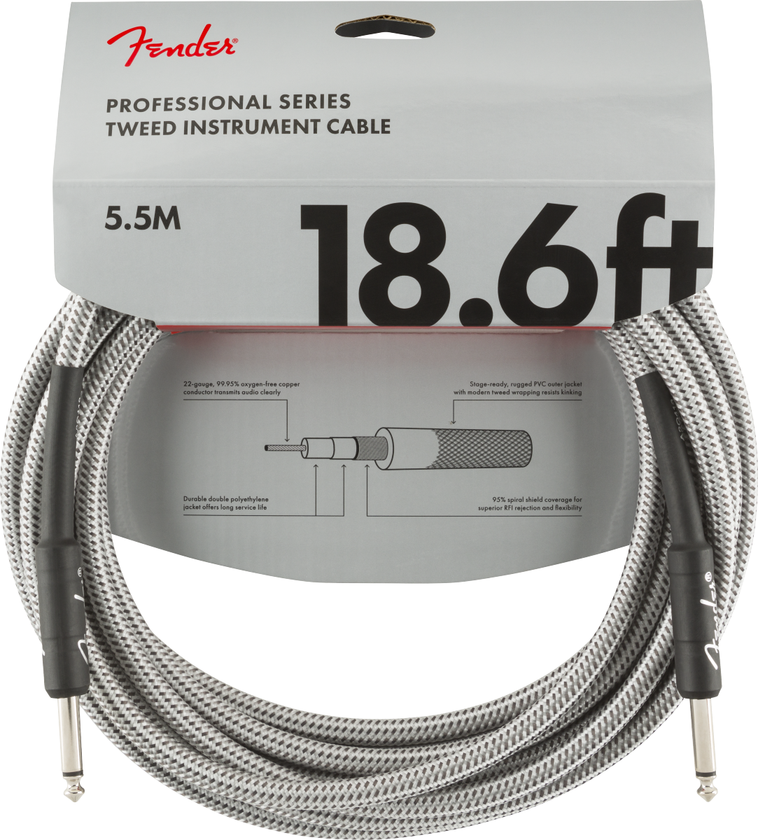 Fender Professional Series Tweed Instrument Cables
