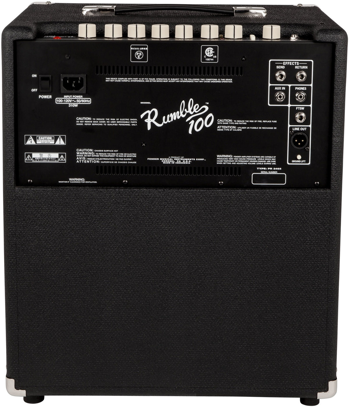 Fender Rumble 100 Combo