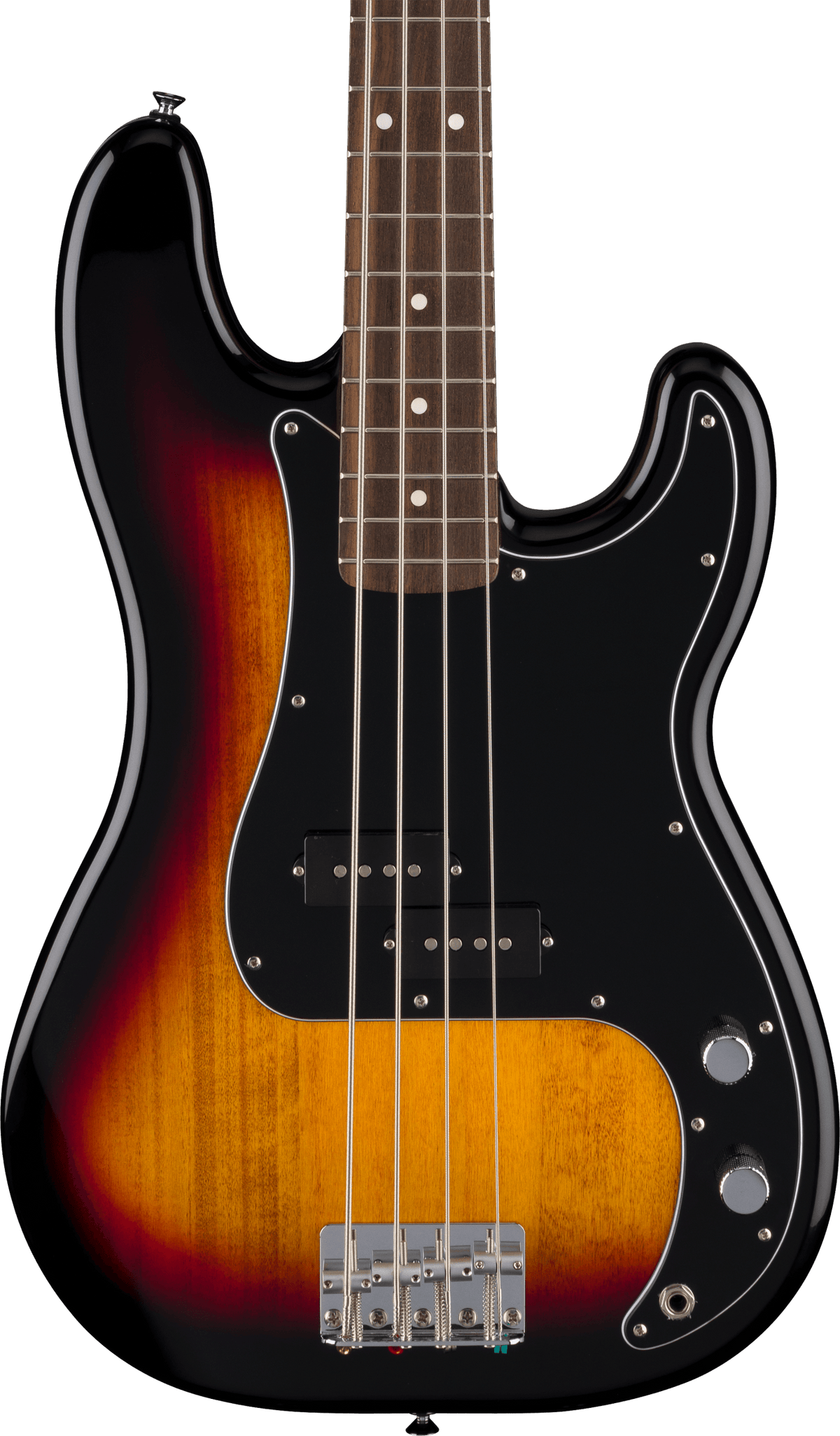 Fender Standard Precision Bass, fingerboard detail