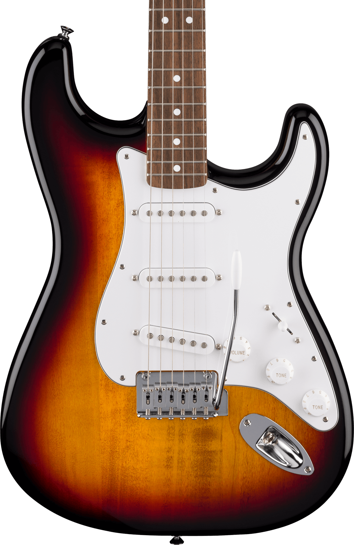 Fender Standard Stratocaster, fingerboard detail