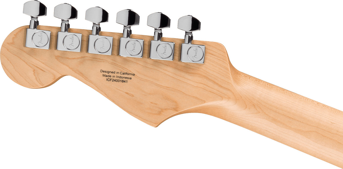 Fender Standard Stratocaster, headstock, back