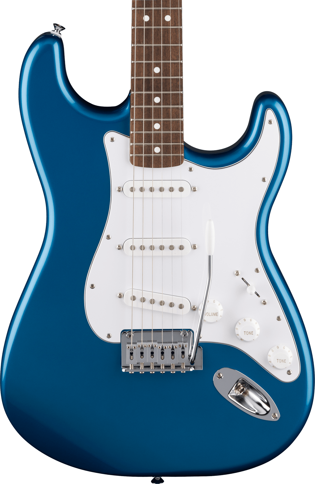 Fender Standard Stratocaster, fingerboard detail
