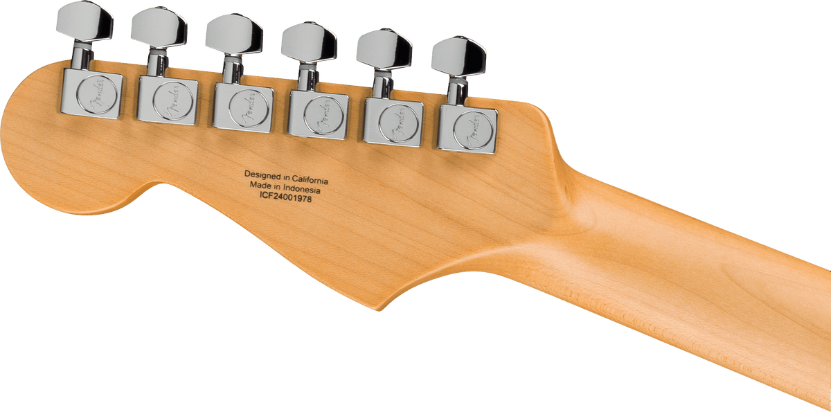 Fender Standard Stratocaster, headstock, back