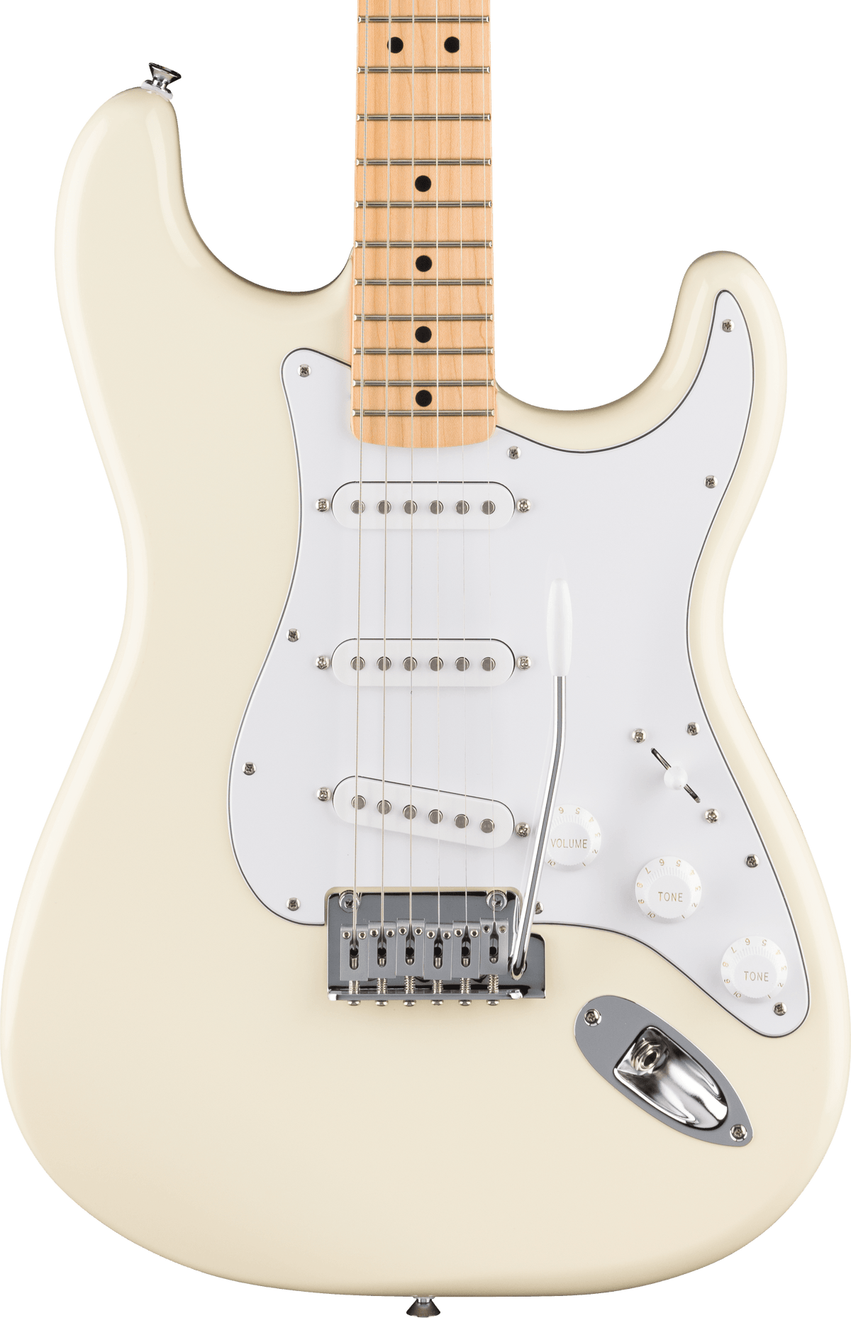 Fender Standard Stratocaster, fingerboard detail