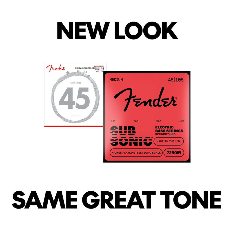 Fender SubSonic 7250 Nickel-Plated Steel Bass Strings