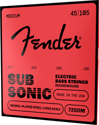 Fender SubSonic 7250 Nickel-Plated Steel Bass Strings