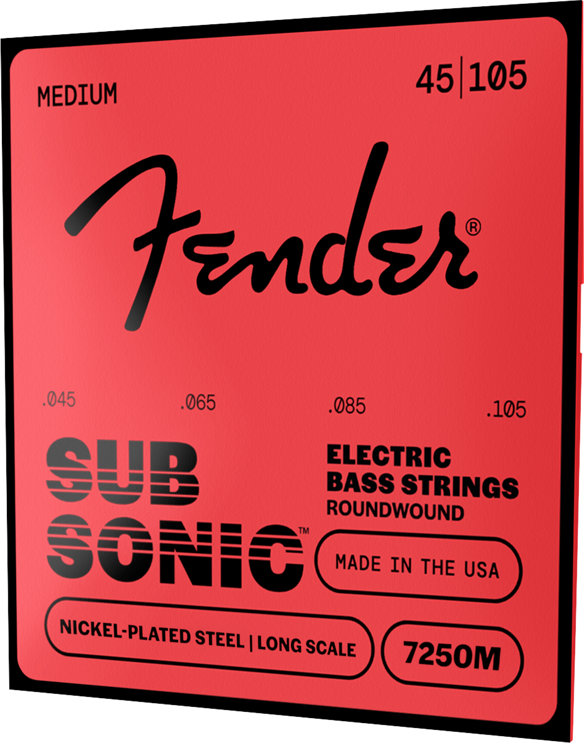 Fender SubSonic 7250 Nickel-Plated Steel Bass Strings