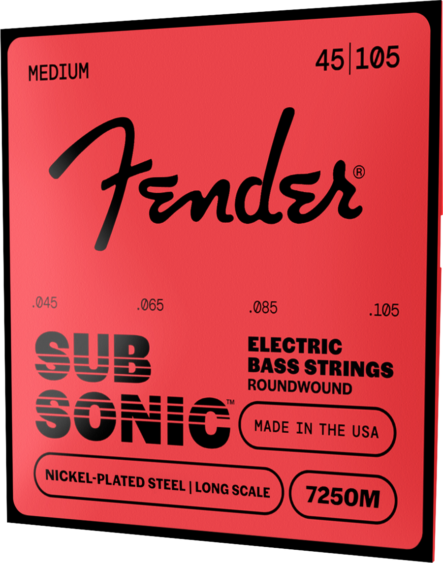 Fender SubSonic 7250 Nickel-Plated Steel Bass Strings