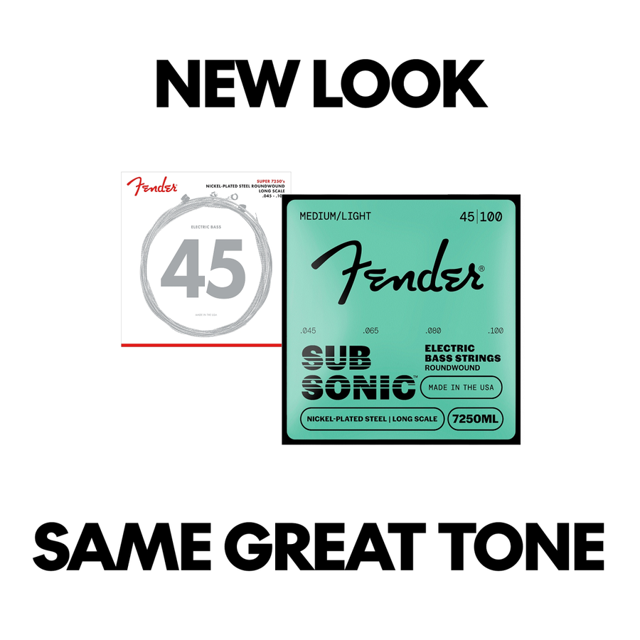 Fender SubSonic 7250 Nickel-Plated Steel Bass Strings