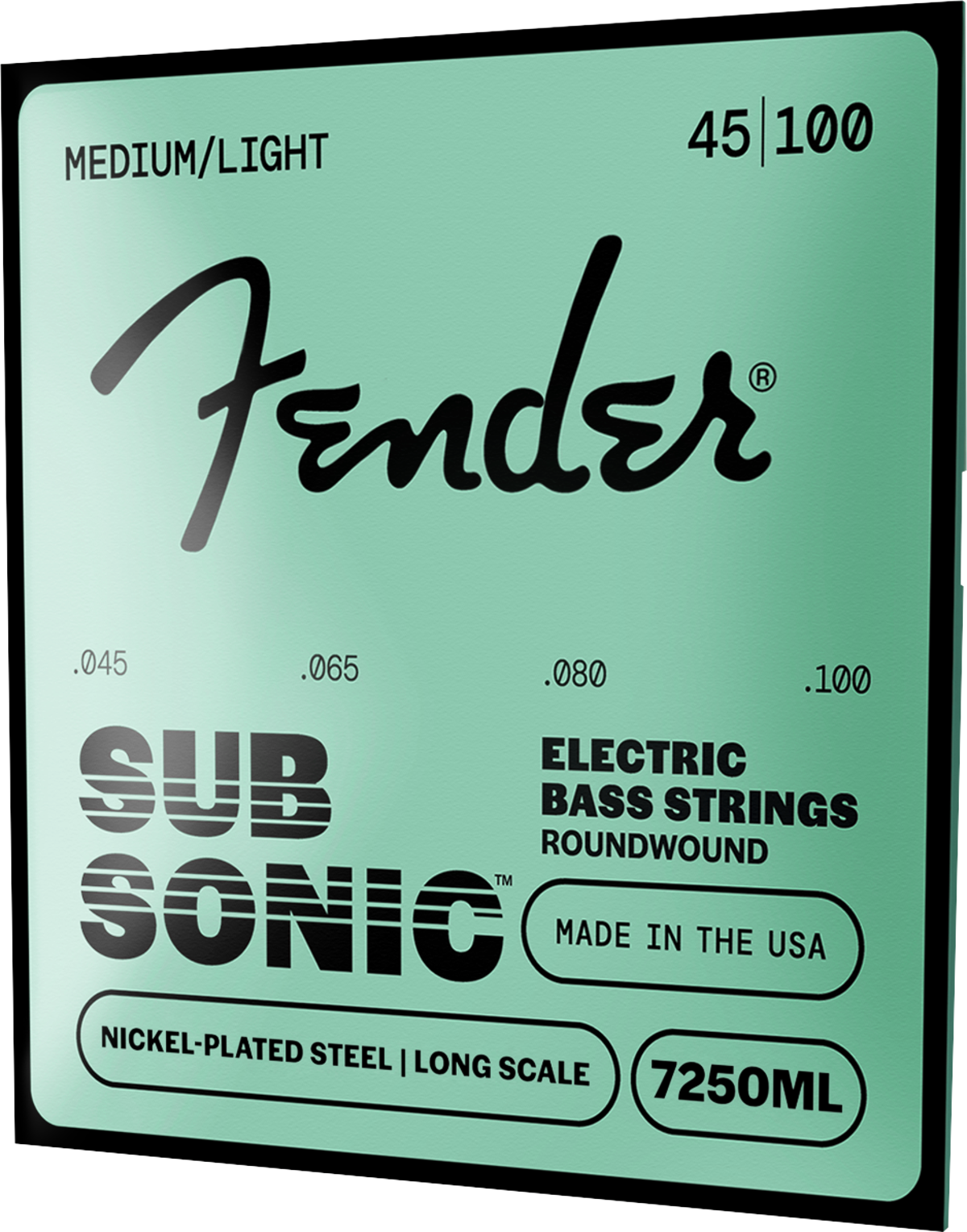 Fender SubSonic 7250 Nickel-Plated Steel Bass Strings, detail