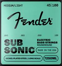 Fender SubSonic 7250 Nickel-Plated Steel Bass Strings