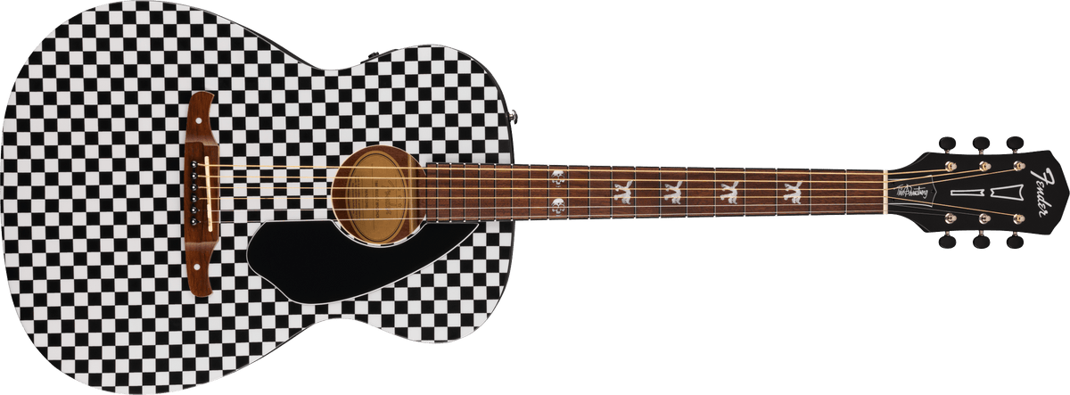 Fender Tim Armstrong Hellcat, Checkerboard, front view