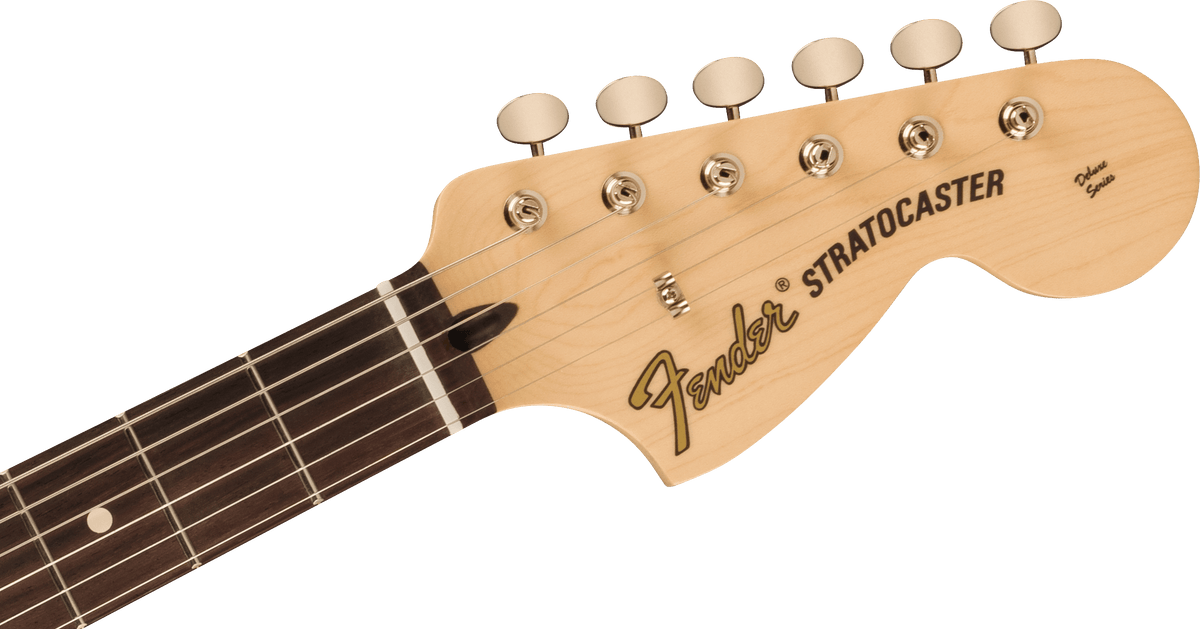Fender Tom DeLonge Stratocaster, headstock, front