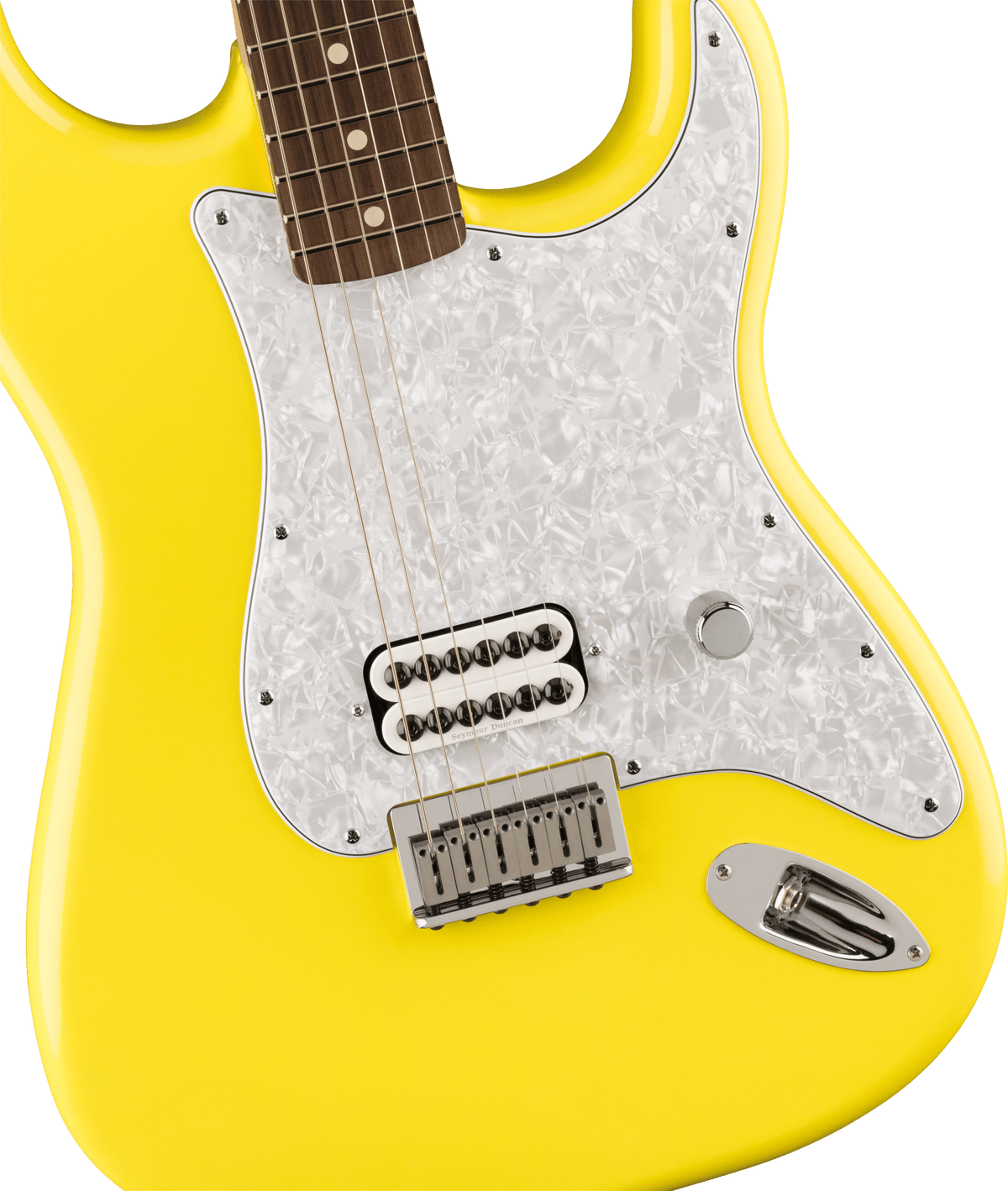Fender Tom DeLonge Stratocaster, fingerboard detail