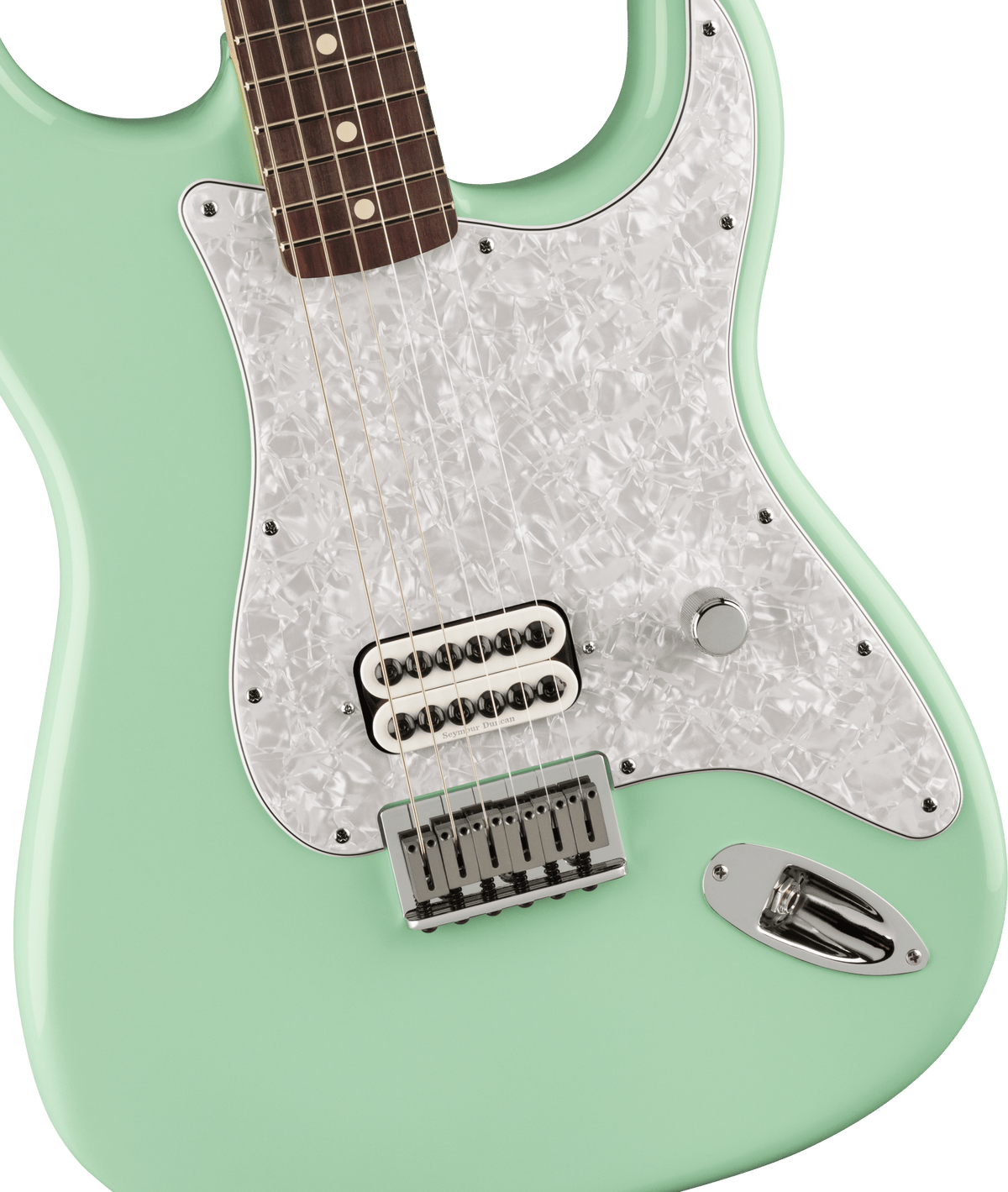 Fender Tom DeLonge Stratocaster, fingerboard detail