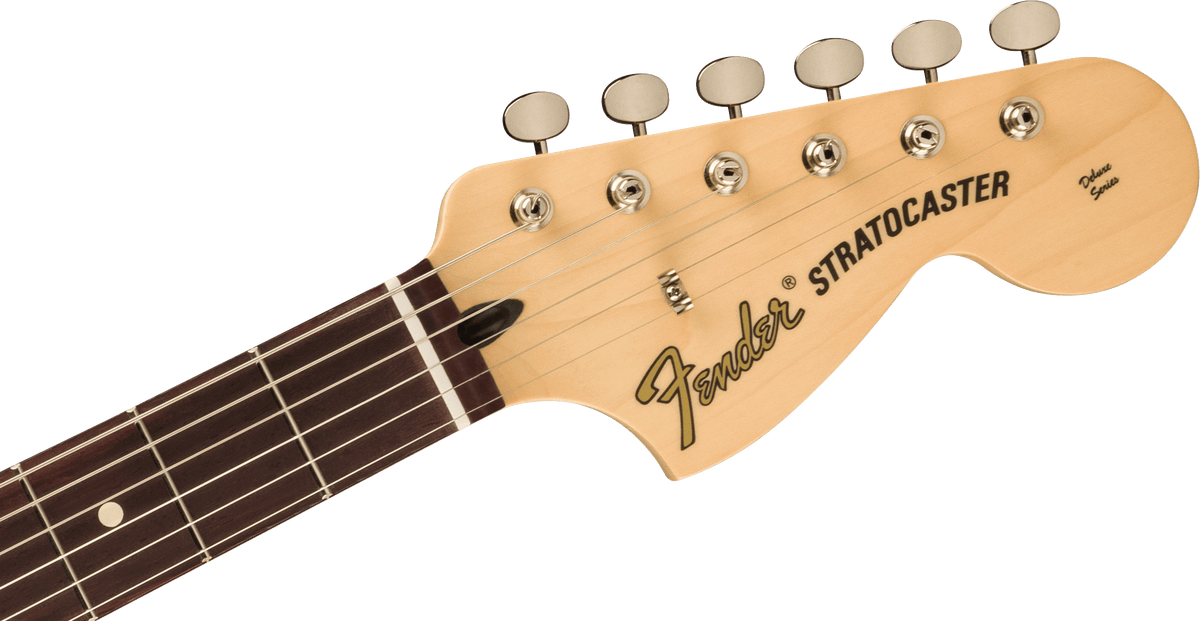 Fender Tom DeLonge Stratocaster, headstock, front