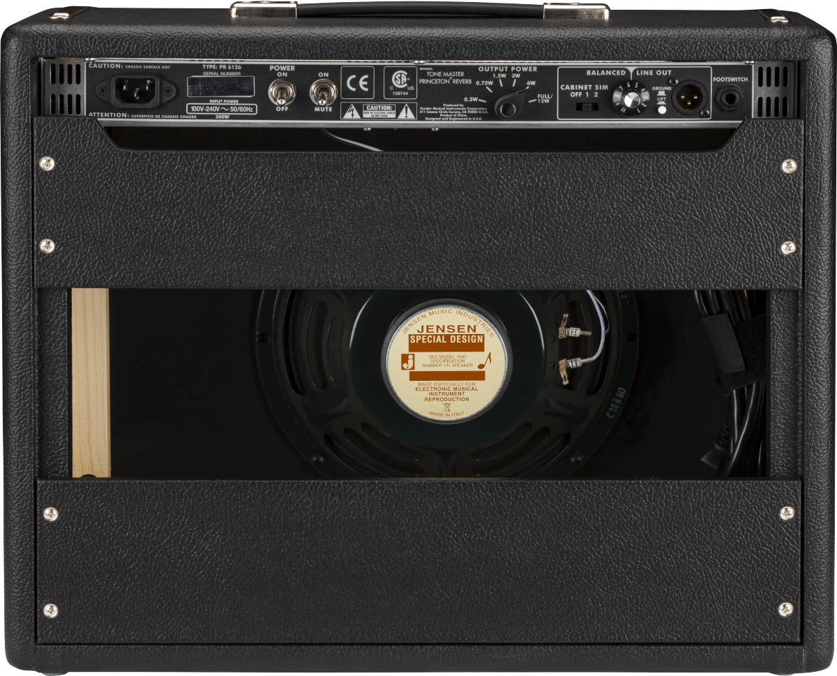 Fender Tone Master Princeton Reverb, back view
