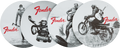 Fender Vintage Ads 4-Pk Coaster Set, detail