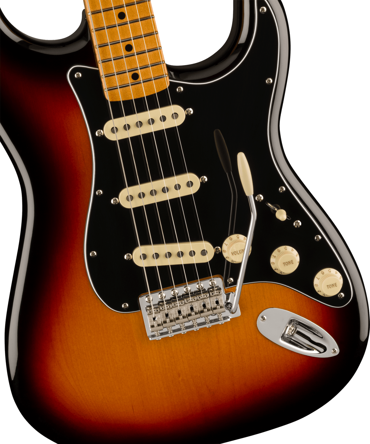 Fender Vintera II '70s Stratocaster, fingerboard detail