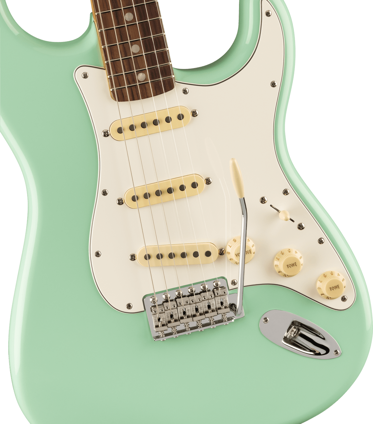 Fender Vintera II '70s Stratocaster, fingerboard detail