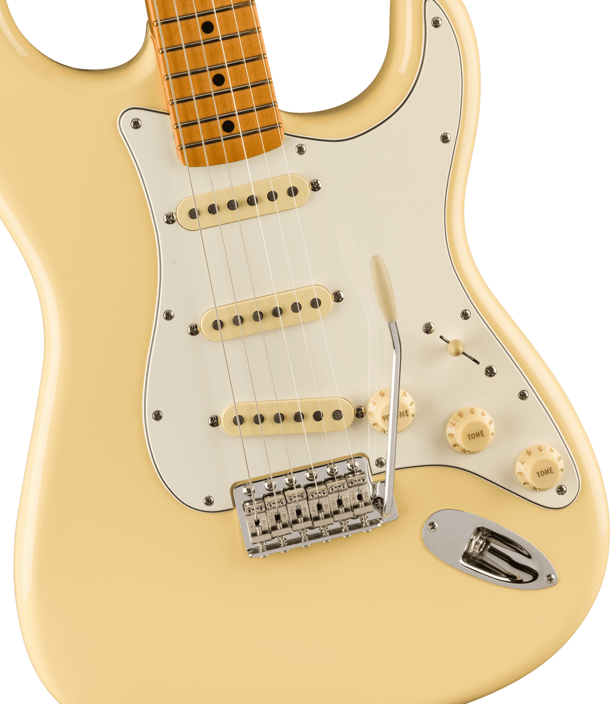 Fender Vintera II '70s Stratocaster, fingerboard detail