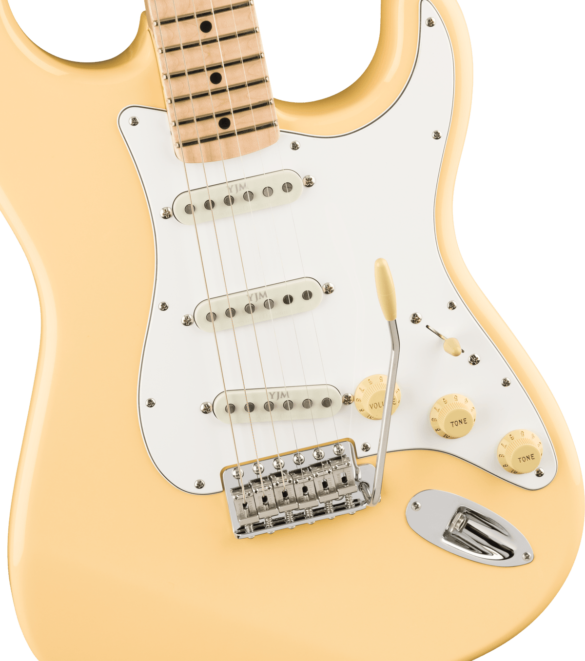 Fender Yngwie Malmsteen Stratocaster, fingerboard detail