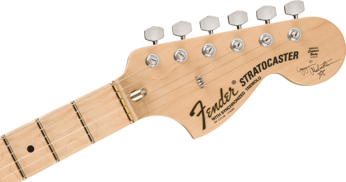 Fender Yngwie Malmsteen Stratocaster, headstock, front