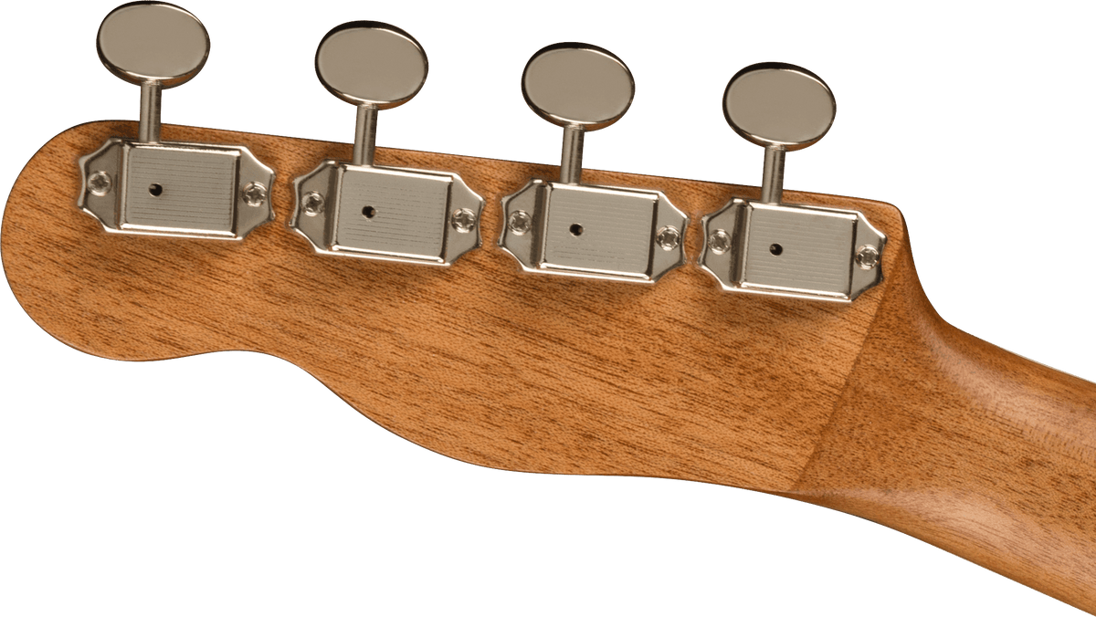 Fender Zuma Exotic Concert Ukulele, headstock, back