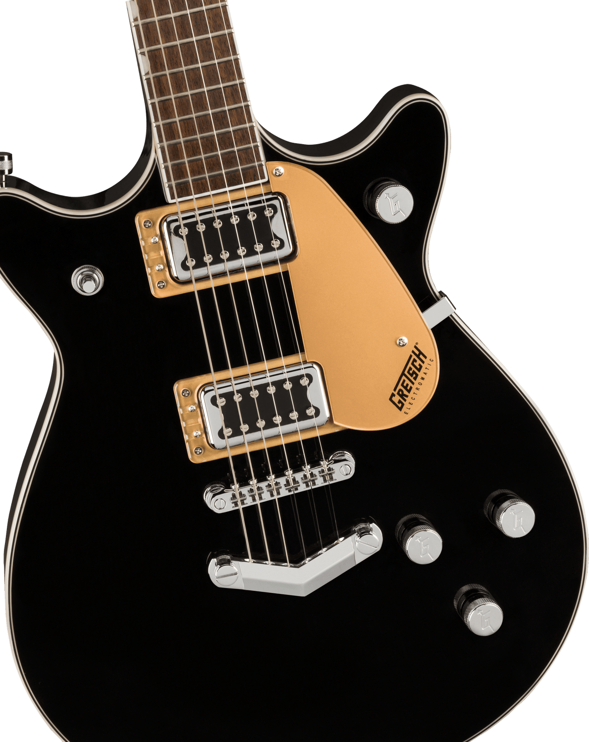 Gretsch G5222 Electromatic Double Jet BT with V-Stoptail, fingerboard detail
