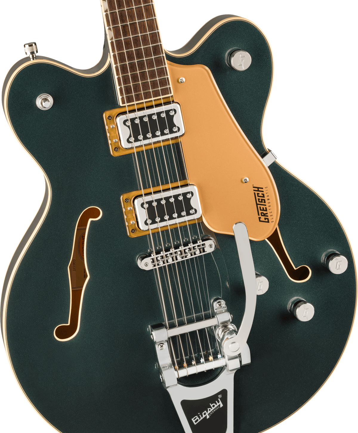 Gretsch G5622T Electromatic Center Block Double-Cut with Bigsby, fingerboard detail