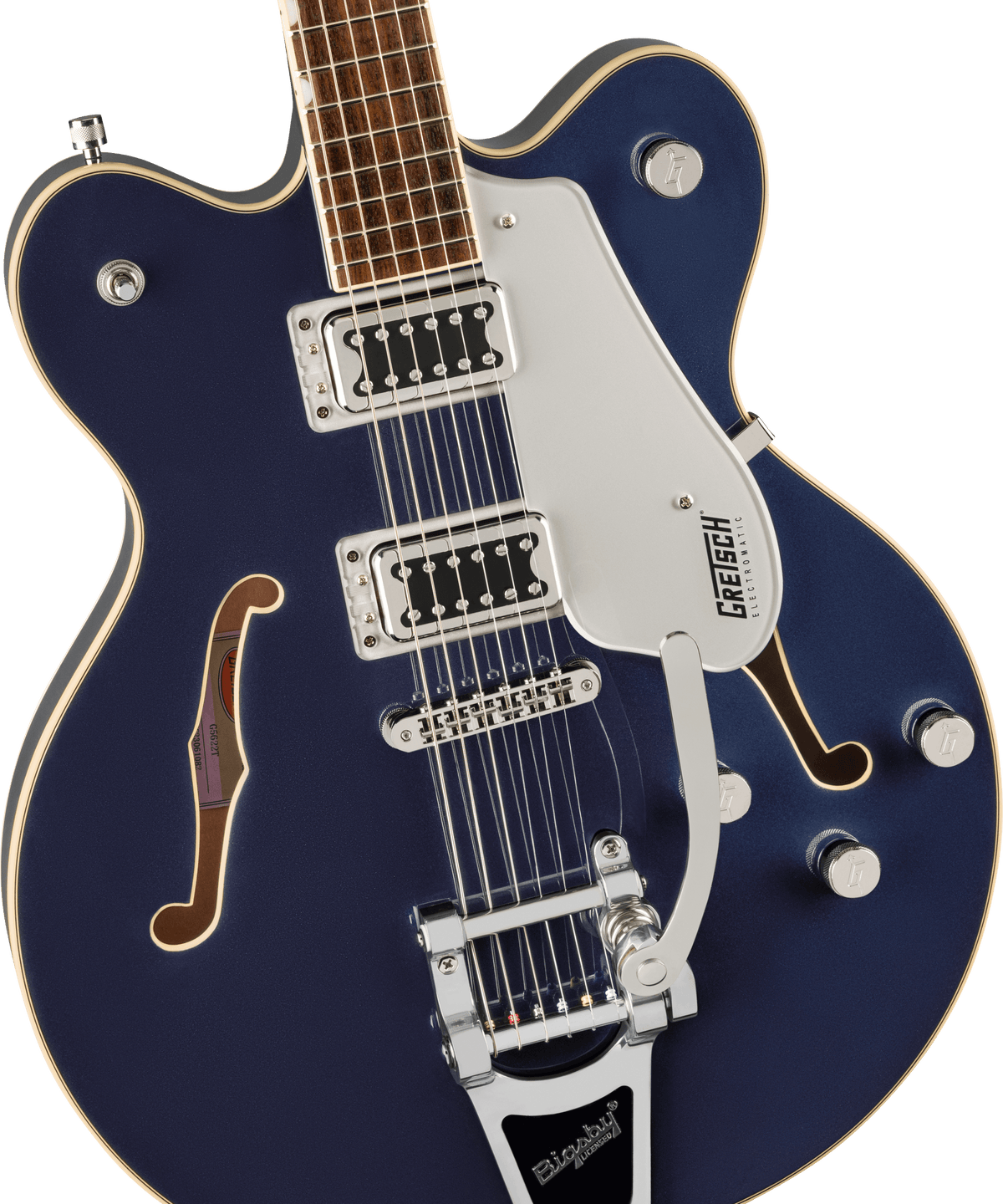 Gretsch G5622T Electromatic Center Block Double-Cut with Bigsby, fingerboard detail