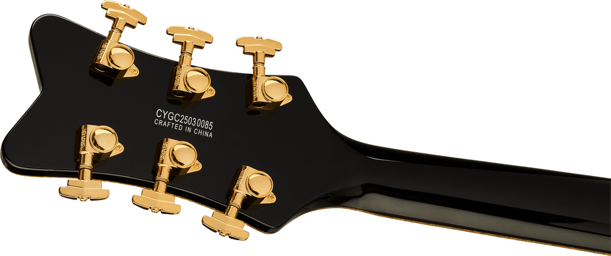 Gretsch Synchromatic Falcon Hollow Body Single-Cut with Bigsby, headstock, back