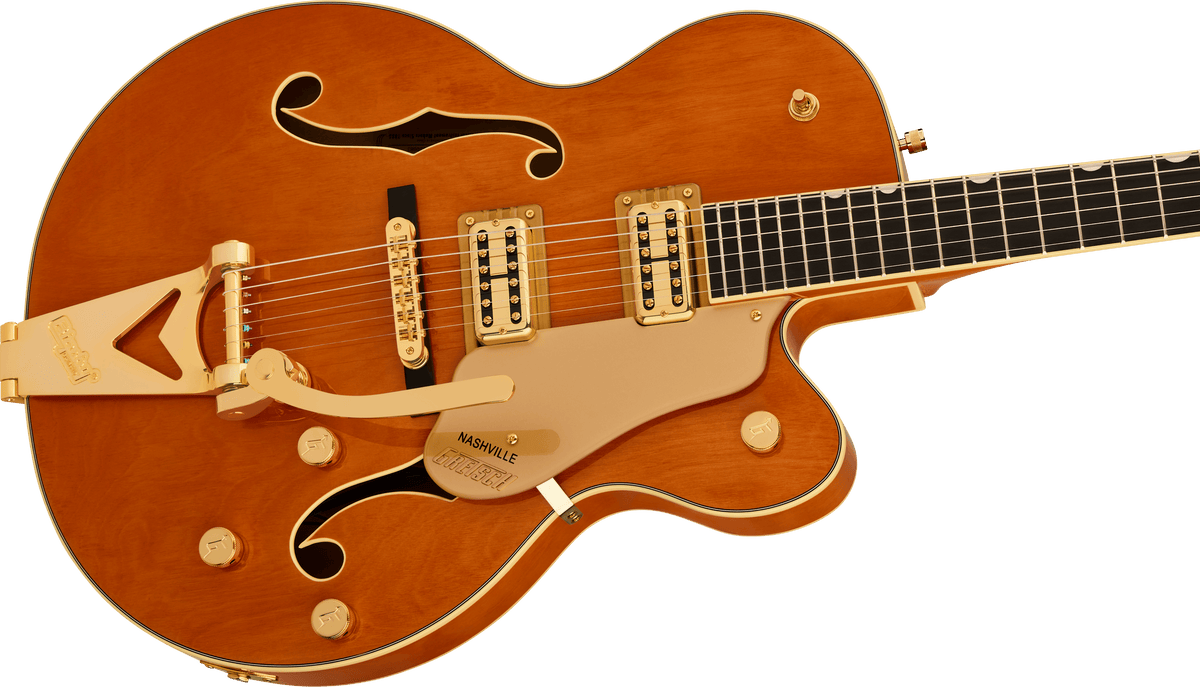 Gretsch Synchromatic Nashville Hollow Body Single-Cut with Bigsby, body detail