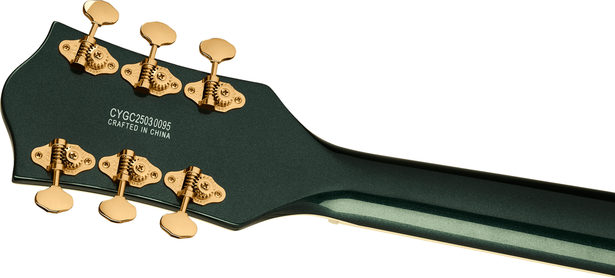 Gretsch Synchromatic Nashville Hollow Body Single-Cut with Bigsby, headstock, back