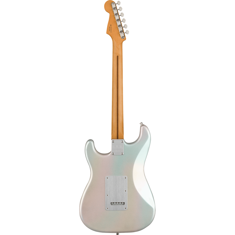 H.E.R. Stratocaster®\ Chrome Glow Maple Alder back