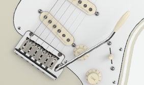 Two-Point Tremolo with Stainless Steel Block Saddles
