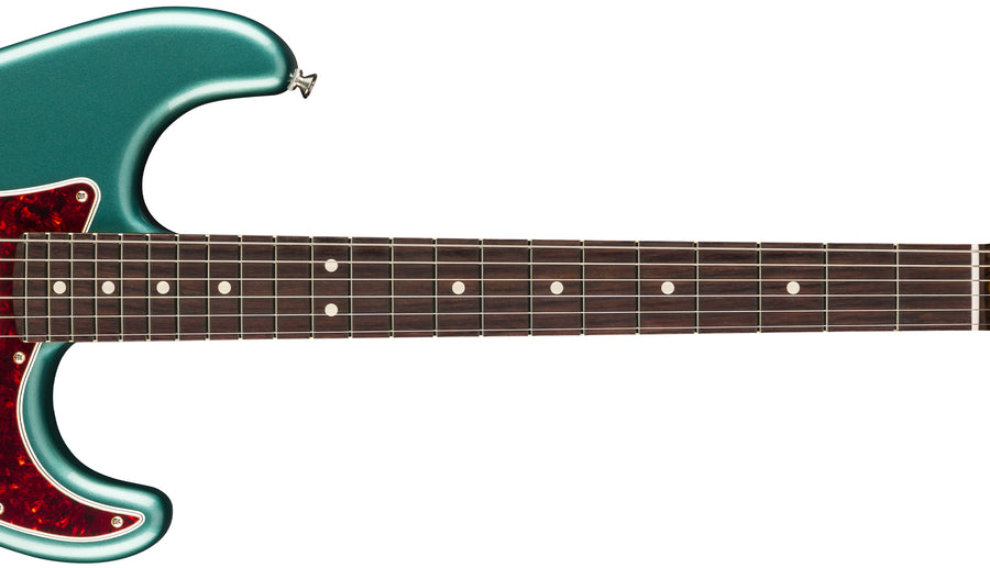 MODERN "C"-SHAPED NECK WITH 9.5"-RADIUS FINGERBOARD AND MEDIUM JUMBO FRETS