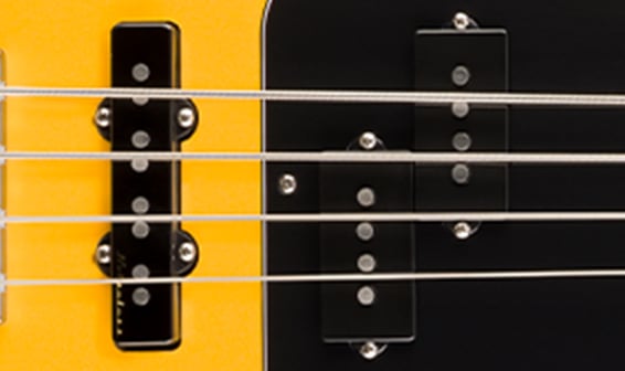 NEW PRECISION BASS NECK AND NOISELESS JAZZ BASS BRIDGE PICKUPS