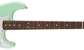 9.5” RADIUS SLAB ROSEWOOD FINGERBOARD WITH MEDIUM JUMBO FRETS