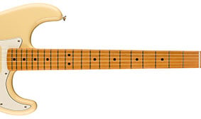 7.25” RADIUS MAPLE OR ROSEWOOD FINGERBOARD WITH VINTAGE TALL FRETS