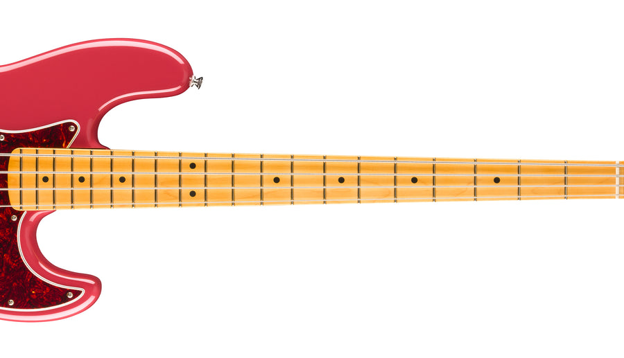 MODERN "C"-SHAPED NECK WITH 9.5" RADIUS FINGERBOARD AND MEDIUM JUMBO FRETS