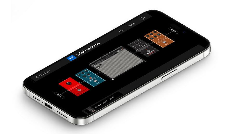 FENDER TONE APP FOR iOS AND ANDROID DEVICES