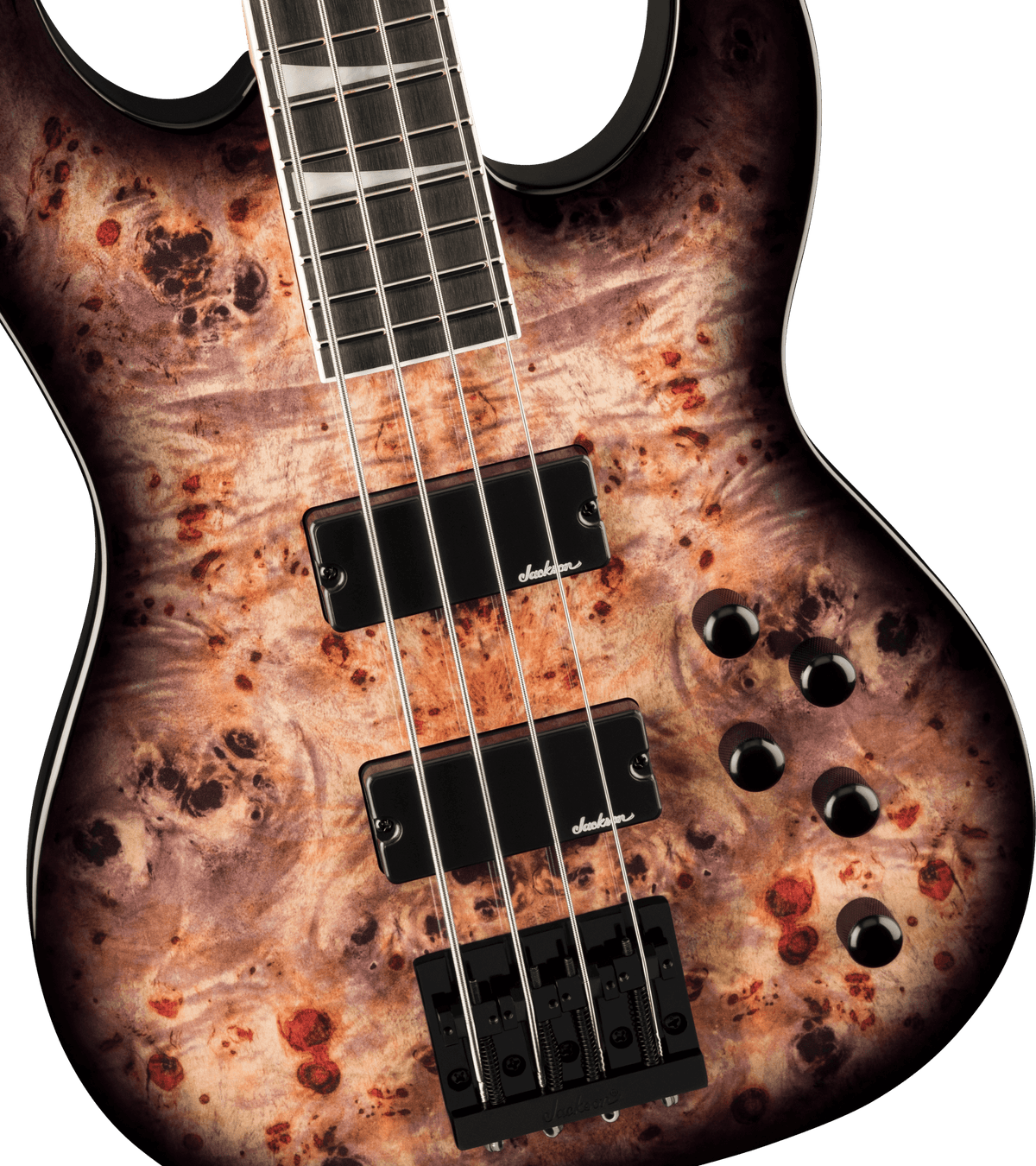 Jackson JS Series Concert Bass CB JS3P, fingerboard detail