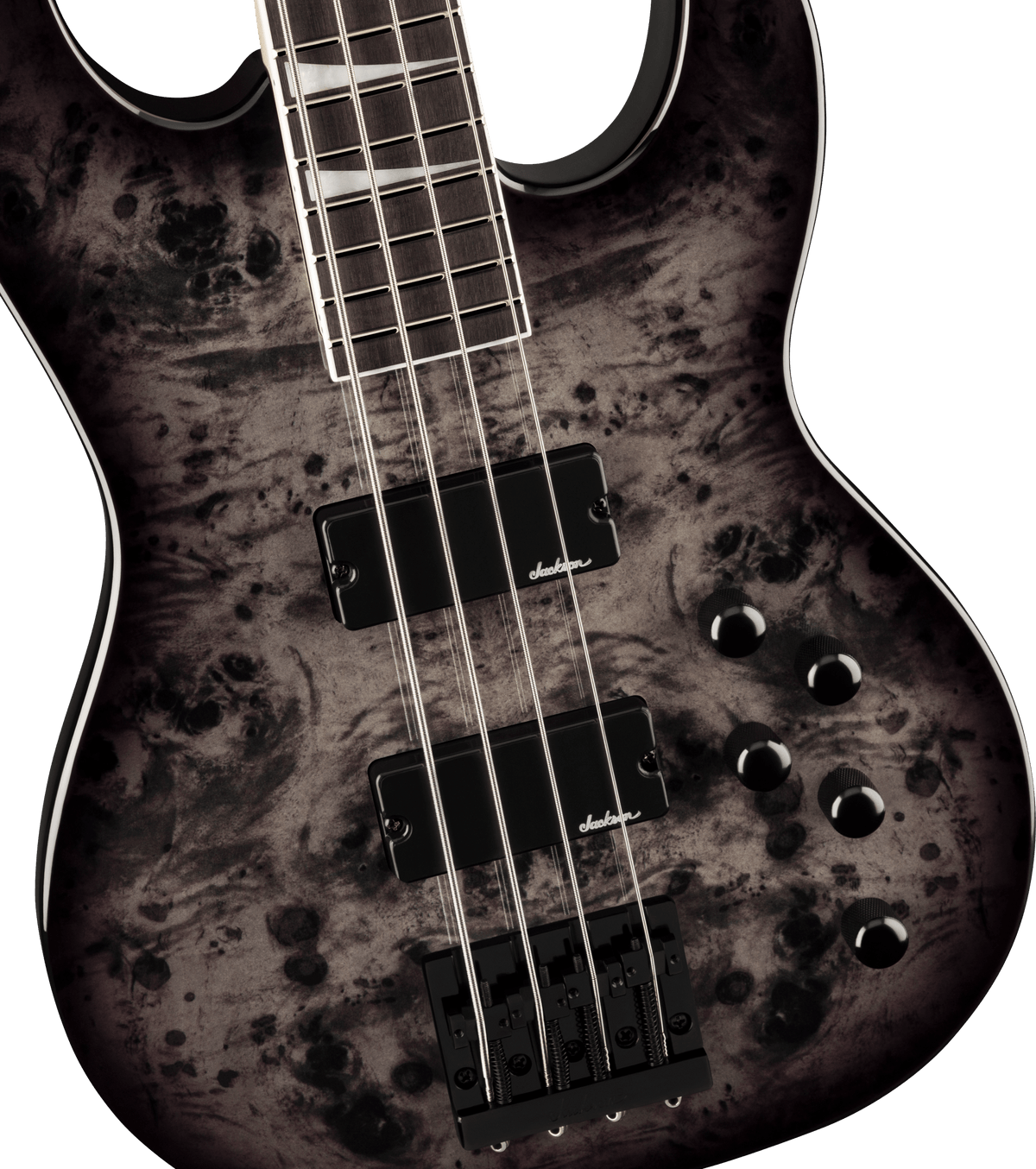 Jackson JS Series Concert Bass CB JS3P, fingerboard detail