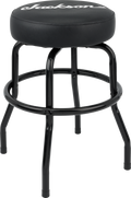 Jackson Logo Barstool, Black, front view