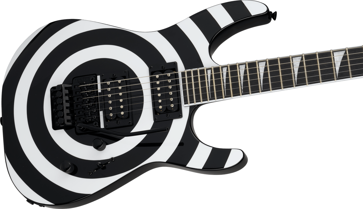 Jackson X Series Soloist SLX DX Graphic Srs, Bullseye, body detail