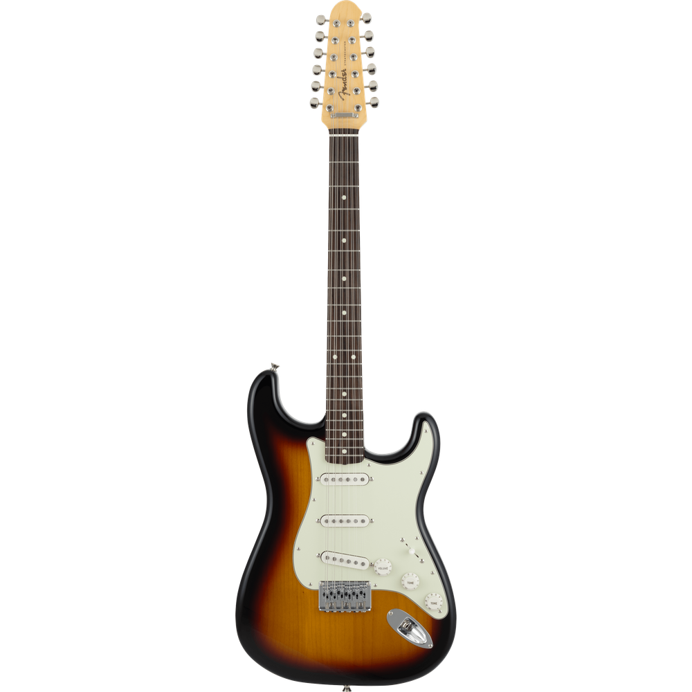 Made in Japan Limited Stratocaster XII 3-Colour Sunburst Rosewood Alder front